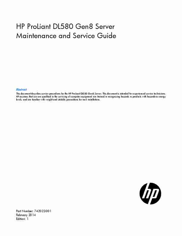 HP PROLIANT DL580 GEN8-page_pdf